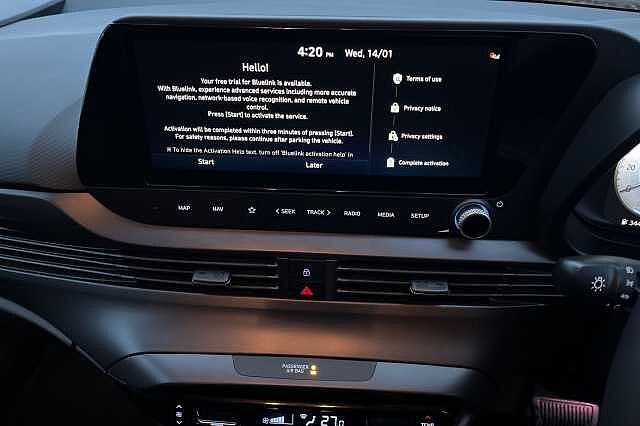 Hyundai I20 1.0 T Gdi Premium Hatchback 5dr Petrol Dct Euro 6 (s/s) (100 Ps) Meta Blue