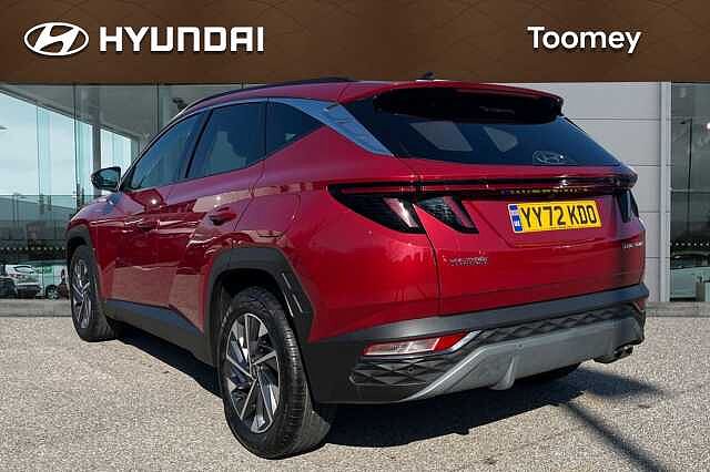 Hyundai TUCSON 1.6 T Gdi Mhev Premium Suv 5dr Petrol Hybrid Dct Euro 6 (s/s) (150 Ps) Sunset Red