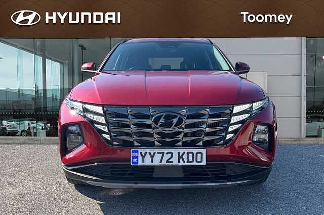 Hyundai TUCSON 1.6 T Gdi Mhev Premium Suv 5dr Petrol Hybrid Dct Euro 6 (s/s) (150 Ps) Sunset Red