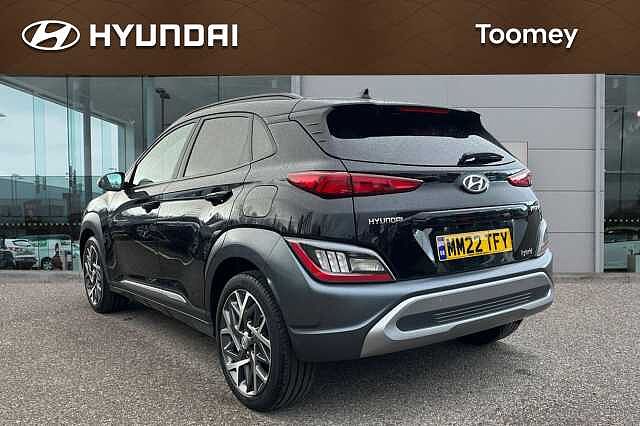 Hyundai KONA 1.6 H Gdi Premium Suv 5dr Petrol Hybrid Dct Euro 6 (s/s) (141 Ps) Phantom Black