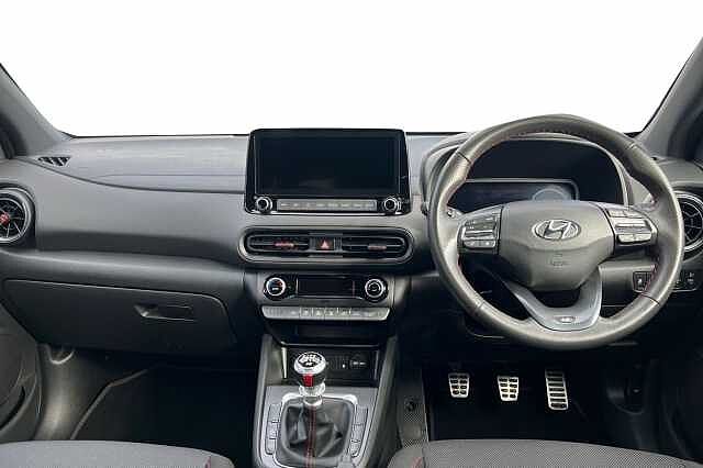 Hyundai KONA 1.0 T Gdi Mhev N Line Suv 5dr Petrol Hybrid Manual Euro 6 (s/s) (120 Ps) Phantom Black