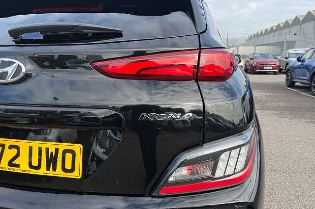 Hyundai KONA 1.0 T Gdi Mhev N Line Suv 5dr Petrol Hybrid Manual Euro 6 (s/s) (120 Ps) Phantom Black