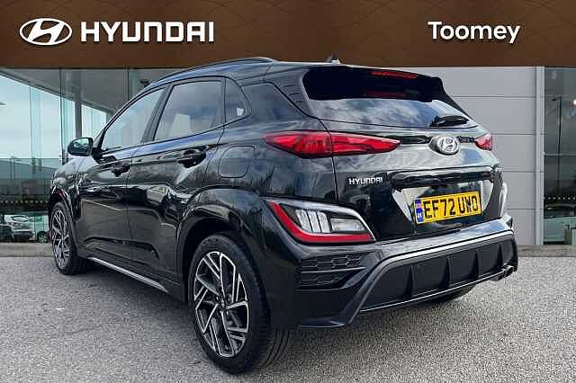 Hyundai KONA 1.0 T Gdi Mhev N Line Suv 5dr Petrol Hybrid Manual Euro 6 (s/s) (120 Ps) Phantom Black