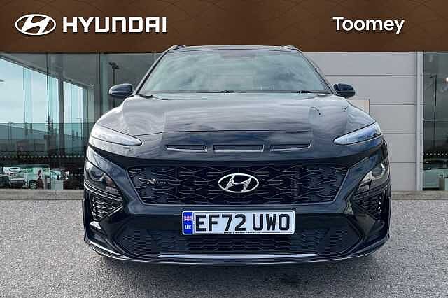 Hyundai KONA 1.0 T Gdi Mhev N Line Suv 5dr Petrol Hybrid Manual Euro 6 (s/s) (120 Ps) Phantom Black