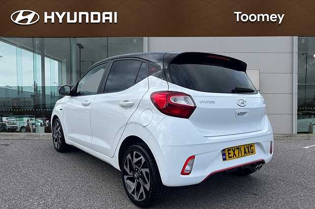Hyundai I10 1.0 T Gdi N Line Hatchback 5dr Petrol Manual Euro 6 (s/s) (100 Ps) Polar White