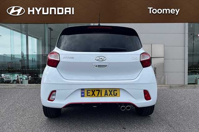 Hyundai I10 1.0 T Gdi N Line Hatchback 5dr Petrol Manual Euro 6 (s/s) (100 Ps) Polar White