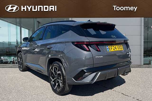 Hyundai TUCSON 1.6 T Gdi N Line Suv 5dr Petrol Hybrid Auto Euro 6 (s/s) (215 Ps) Ecotronic Grey