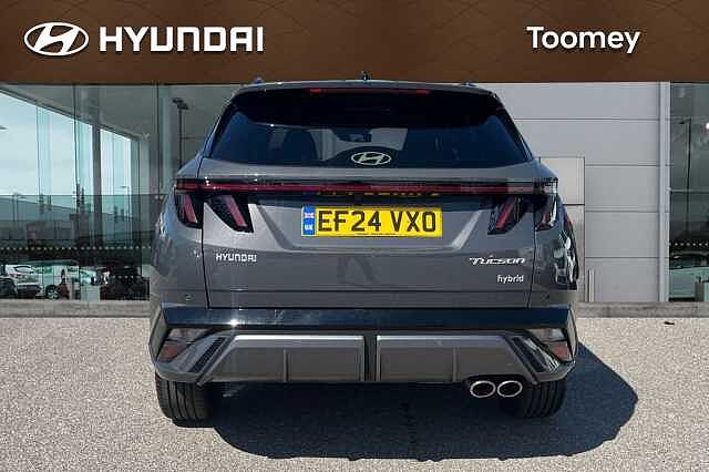 Hyundai TUCSON 1.6 T Gdi N Line Suv 5dr Petrol Hybrid Auto Euro 6 (s/s) (215 Ps) Ecotronic Grey