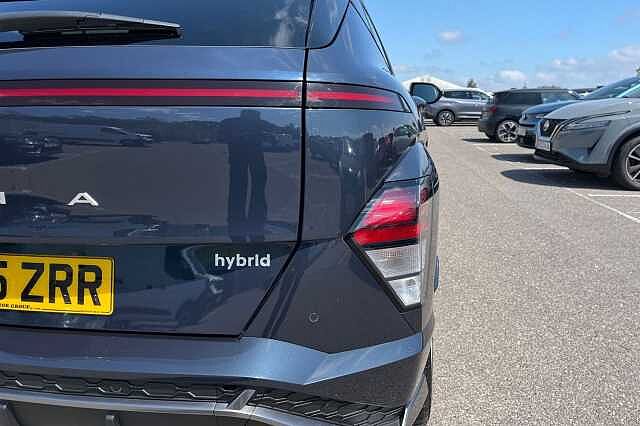 Hyundai KONA 1.6 H Gdi N Line Suv 5dr Petrol Hybrid Dct Euro 6 (s/s) (129 Ps) Denim Blue/Black