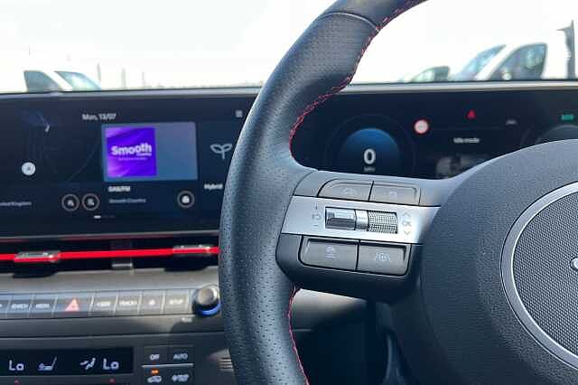 Hyundai KONA 1.6 H Gdi N Line Suv 5dr Petrol Hybrid Dct Euro 6 (s/s) (129 Ps) Denim Blue/Black