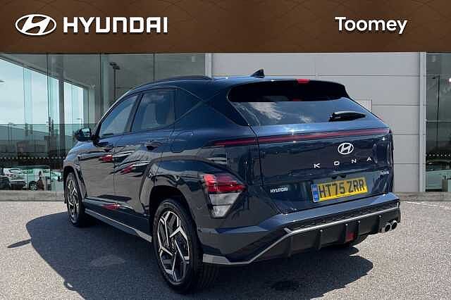 Hyundai KONA 1.6 H Gdi N Line Suv 5dr Petrol Hybrid Dct Euro 6 (s/s) (129 Ps) Denim Blue/Black