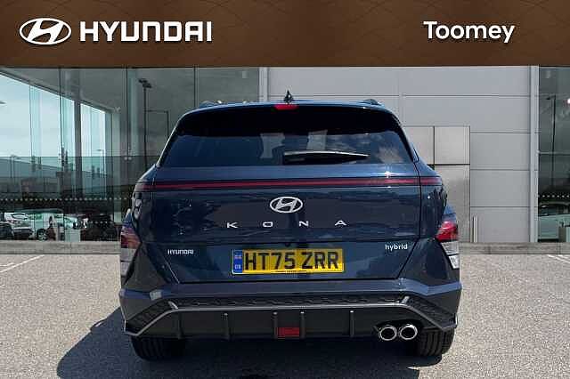 Hyundai KONA 1.6 H Gdi N Line Suv 5dr Petrol Hybrid Dct Euro 6 (s/s) (129 Ps) Denim Blue/Black