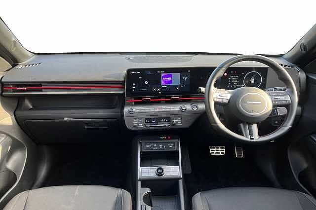 Hyundai KONA 1.6 H Gdi N Line Suv 5dr Petrol Hybrid Dct Euro 6 (s/s) (129 Ps) Abyss Black