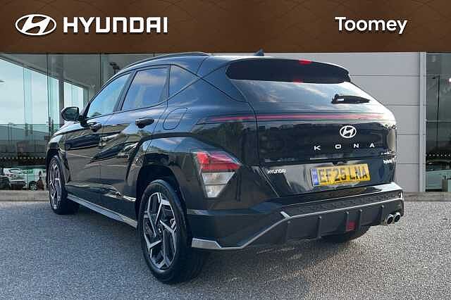 Hyundai KONA 1.6 H Gdi N Line Suv 5dr Petrol Hybrid Dct Euro 6 (s/s) (129 Ps) Abyss Black