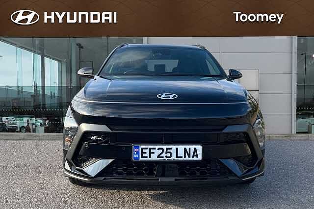 Hyundai KONA 1.6 H Gdi N Line Suv 5dr Petrol Hybrid Dct Euro 6 (s/s) (129 Ps) Abyss Black