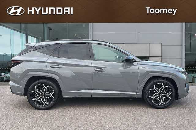 Hyundai TUCSON 1.6 T Gdi Mhev N Line Suv 5dr Petrol Hybrid Dct Euro 6 (s/s) (150 Ps) Grey